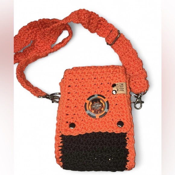 Handmade Handbags - Handmade Crochet Crossbody Bag